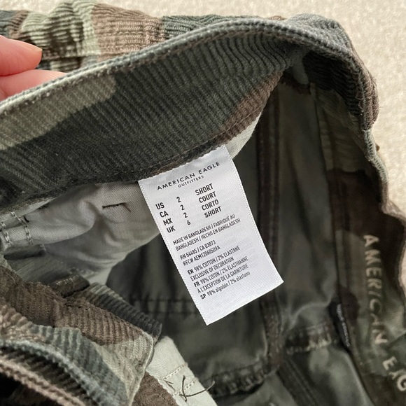 American Eagle Camo Corduroy Pants - Picture 2 of 3